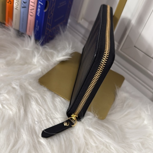 Burberry Plaid Coated Canvas Zip-Around Wallet - Picture 2 of 7